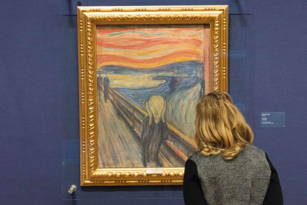 The Scream on display at the National Gallery in Oslo, Norway The Scream on display at the National Gallery in Oslo, Norway to illustrate Fears grow over fallout from Norway’s ‘political’ funding freeze