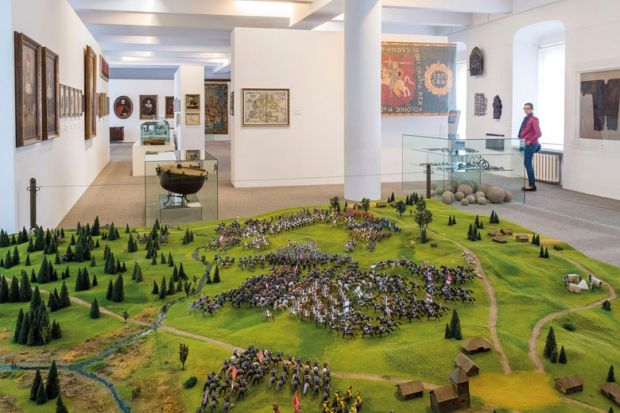 Lithuania (Baltic States), Vilnius, historical center, listed as World Heritage by UNESCO, National Museum Miniature modle in Lithuania (Baltic States), Vilnius, historical center, listed as World Heritage to illustrate Minister wants universities in Lithuania to ‘shrink smartly’