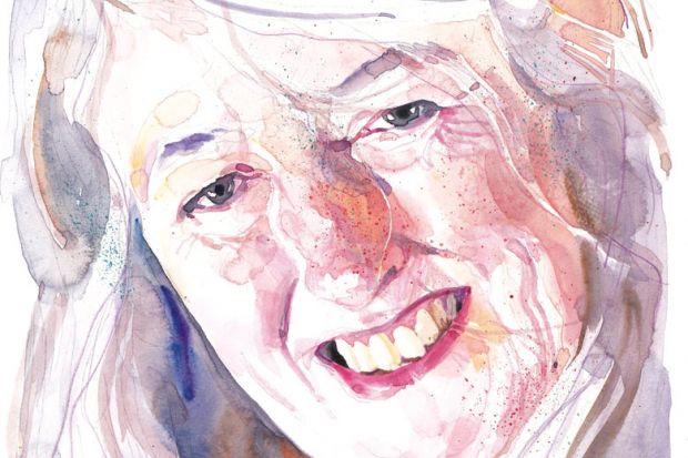 Illustration of Mary Beard 
