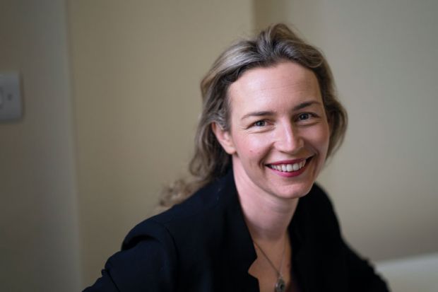 Portrait of Lea Ypi to illustrate her book, Free