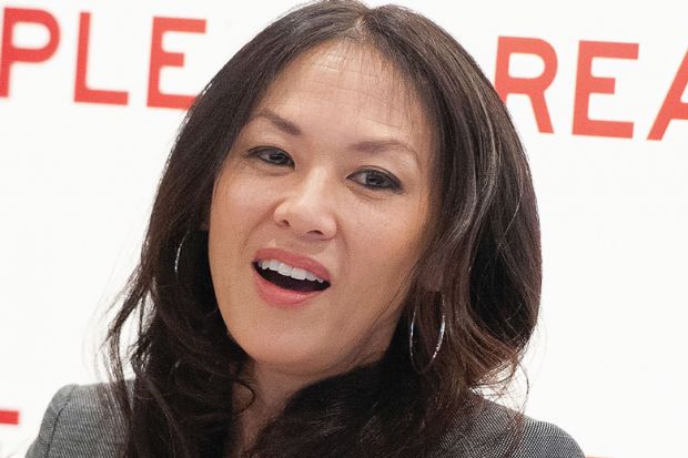 Image of Amy Chua for her handling of dinner parties with students.