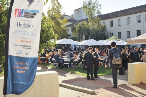General shot of the World Academic Summit 2016, held at the University of California, Berkeley General shot of the World Academic Summit 2016, held at the University of California, Berkeley