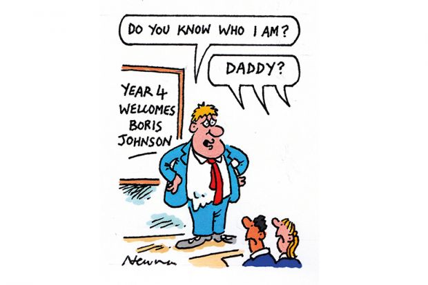 Boris Johnson cartoon