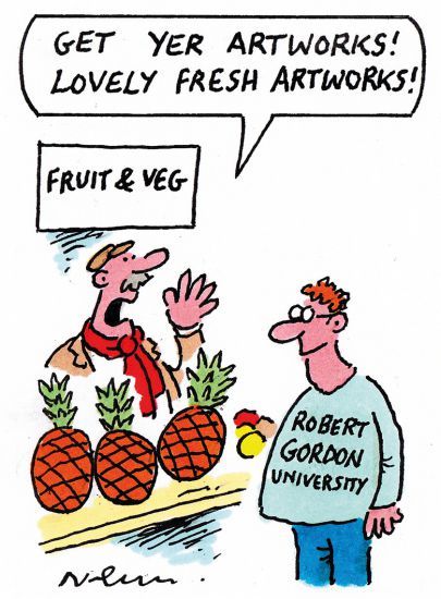 Cartoon Robert Gordon University Cartoon Robert Gordon University