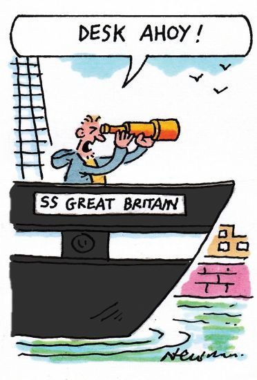 cartoon ship