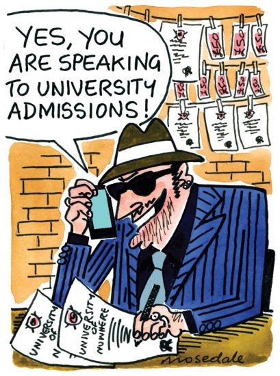 The week in higher education cartoon (11 August 2016) The week in higher education cartoon (11 August 2016)